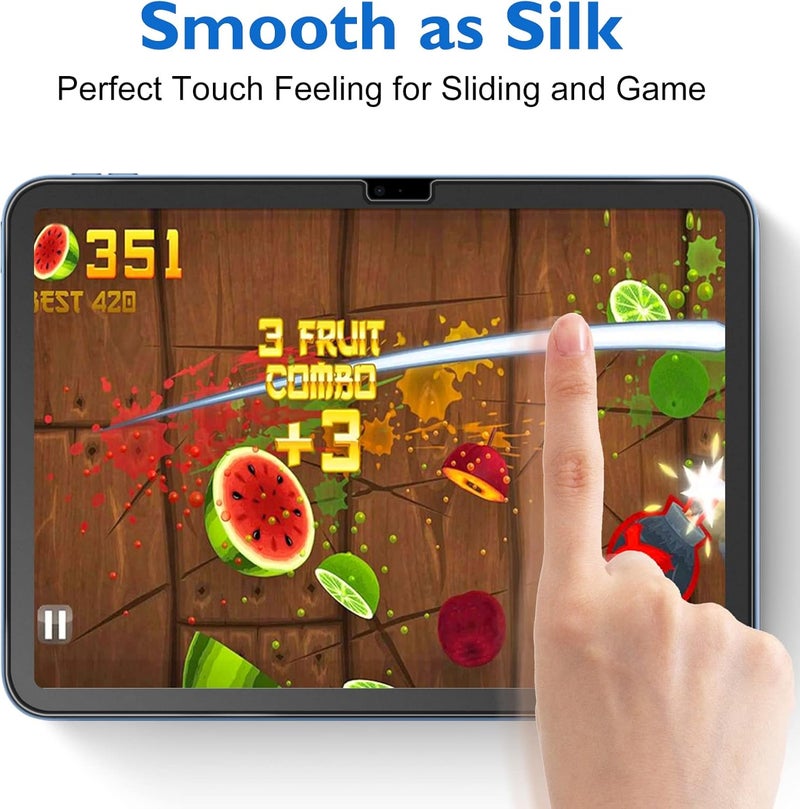 Mothca Matte Glass Screen Protector for iPad 11-inch A16 2025 (11th Generation) / iPad 10th Generation 10.9-inch 2022 Anti-Glare & Anti-Fingerprint Tempered Glass (Not Privacy) with Alignment Frame - Image 2